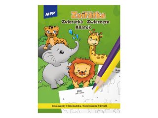 Obrázek z Omalovánky A4 Zvířátka  